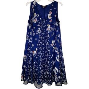 Jason Wu for Target blue mixed print floral patchwork dressSize Medium Boho
